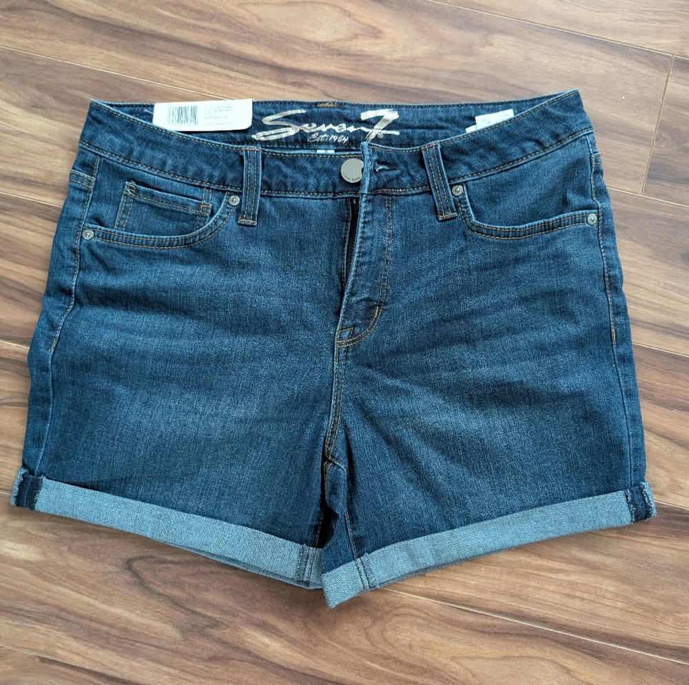 Seven7 Weekend Indigo Denim Shorts